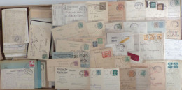 Bahnpost-Stempel Deutschland, Reichhaltige Sammlung In Großer Schachtel, Meist Vor 1945, Sehr Viele Kleine Strecken Enth - 100 - 499 Postcards