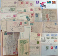 Nordeuropa Sammlung Briefe U. Ganzsachen, Island (u.a. 2x 50er Jahre In Die Sowjetunion), Dänemark Mit Gebieten, Norwege - 100 - 499 Postcards