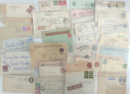 Alle Welt Kleiner Briefe-Posten Vor 1945 In Einer Schachtel, Dabei Luftpost, Devisenkontrolle, Ganzsachen, Unterschiedli - 100 - 499 Cartoline