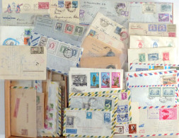 Amerika Südamerika U. Etwas Kanada U. Karabik, Posten Briefe U. Ganzsachen In Kleiner Schachtel Brasilen, Argentinien, C - 100 - 499 Postkaarten