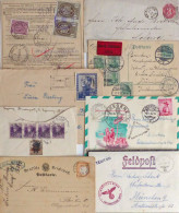 Briefeposten (über 50 Stück), Viel Deutschland Ab Brustschilde, Etliche Interessante Belege, Viel Vor 1945, Auch Ausland - 100 - 499 Postcards