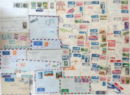 Nahost/Arabien Sammlung Briefe Meist Iran U. Israel, Weiterhin Libanon, Palästina,  Jordanien, Syrien, Stark Unterschied - 100 - 499 Postales