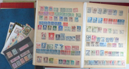 Alle Welt Briefmarken Sammlung In Mehreren Steckalben Im Karton, Tw. Nach Ländern, Auch Altmaterial Enthalten - 100 - 499 Cartoline