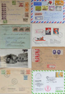 ALLE WELT, 1835/2014, Karton Mit Vielen Briefen, GA Auch Marken, U.a. Viel USA, Australien, Dabei 1 Briefalbum 1 Leitz-O - 100 - 499 Postcards