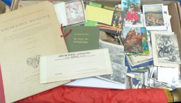 WUKI Grosse Umzugskiste, Voll Mit Ansichtskarten, Büchern, Dokumenten Usw. - 100 - 499 Postcards