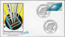 Allemagne 1981 Y&T 933 Sur FDC. Économies D'énergie, Recherche Sur L'énergie. Panneaux Solaires - Elektrizität