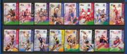 Australia 1996  AFL Centenary 16 Values Y.T. 1514/1529 (0) - Used Stamps