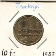 10 FRANCS 1987 FRANCE Pièce Française #AM418.F.A - 10 Francs