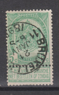 COB 56 Oblitération Centrale BRUXELLES 11 - 1893-1907 Coat Of Arms