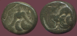 FLOWER OF GARNET Ancient Authentic Original GREEK Coin 0.7g/9mm #ANT1576.9.U.A - Griechische Münzen