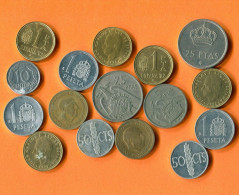 SPAIN Coin SPANISH Coin Collection Mixed Lot #L10214.1.U.A - Autres & Non Classés
