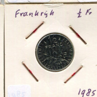 1/2 FRANC 1985 FRANCE Coin French Coin #AM927.U.A - 1/2 Franc
