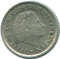 1/10 GULDEN 1963 ANTILLES NÉERLANDAISES ARGENT Colonial Pièce #NL12618.3.F.A - Niederländische Antillen