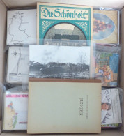 WUKI Umzugskiste Mit Ansichtskarten, Fotos, Büchern, Zeitungen, Dokumenten Usw. - 100 - 499 Postcards