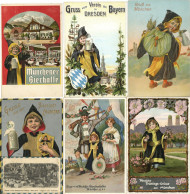 MÜNCHENER KINDL - SAMMLUNG/POSTEN Von über 200 Alten Ansichtskarten, Einige Mehrfach, Sehr Vielseitig, Lithos, Prägekart - Sonstige & Ohne Zuordnung