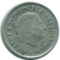 1/10 GULDEN 1966 NETHERLANDS ANTILLES SILVER Colonial Coin #NL12681.3.U.A - Niederländische Antillen