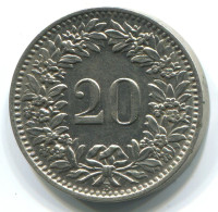 20 RAPPEN 1924 SCHWEIZ SWITZERLAND Münze #WW1125.D.A - Autres & Non Classés