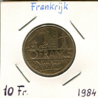 10 FRANCS 1984 FRANCIA FRANCE Moneda #AM417.E.A - 10 Francs