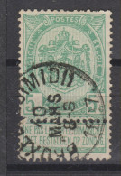 COB 56 Oblitération Centrale BRUXELLES (MIDI) - 1893-1907 Armarios