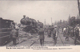 3726	40	Contich, Treinongeval 21 Mei 1908 Schrikkelijk Spoorweg Ongeluk – Zicht Van De Vernielde Trein. - Kontich