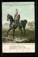 AK König Ludwig II. Von Bayern In Uniform Seines Ulanenregiments König  - Familles Royales