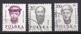 Pologne - République 1981 - 1990   Y & T N °  2798   2846  Et  2868  Oblitéré - Gebruikt