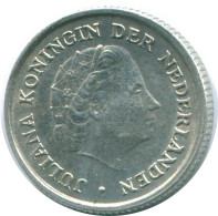 1/10 GULDEN 1963 ANTILLAS NEERLANDESAS PLATA Colonial Moneda #NL12522.3.E.A - Antille Olandesi