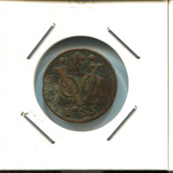 1735 HOLLAND VOC DUIT NETHERLANDS INDIES NEW YORK COLONIAL PENNY #VOC2336.7.U.A - Niederländisch-Indien