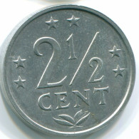 2 1/2 CENT 1979 NETHERLANDS ANTILLES Aluminium Colonial Coin #S10567.U.A - Netherlands Antilles