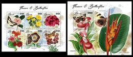 Liberia  2023 Flowers & Butterflies. (206) OFFICIAL ISSUE - Otros & Sin Clasificación