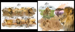 Liberia  2023 Lions. (209) OFFICIAL ISSUE - Big Cats (cats Of Prey)