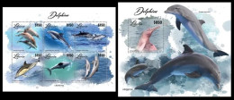 Liberia  2023 Dolphins. (210) OFFICIAL ISSUE - Dolfijnen