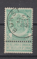COB 56 Oblitération Centrale BURST - 1893-1907 Wappen