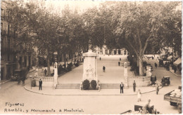 ES FIGUERAS - Postal Fotografica Carte Photo - Rambla - Animée - Belle - Gerona