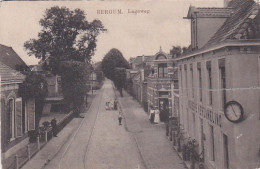 481515Bergum, Lageweg. (poststempel 1911)(diverse Vouwen, Zie Ook Achterkant Plakkers) - Autres & Non Classés