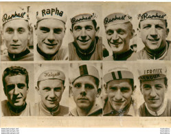 CYCLISME 06/1962 EQUIPE SAINT RAPHAEL AVANT LE DEPART DU TOUR  ANQUETIL ALTIG STABLINSKI ETC ..PHOTO DE PRESSE 18X13CM - Wielrennen