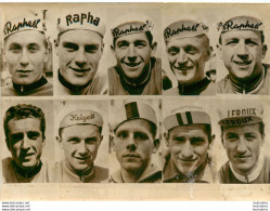 CYCLISME 06/1962 EQUIPE SAINT RAPHAEL AVANT LE DEPART DU TOUR  ANQUETIL ALTIG STABLINSKI ETC ..PHOTO DE PRESSE 18X13CM - Cycling