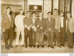 CYCLISME 1962 LES FRANCAIS DU TOUR DE L'AVENIR  ARZE GOUGAULT BAZIRE BACHELOT CAUVET ETC... PHOTO 18X13CM - Sports