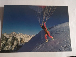 CP - Parachutisme  Parapente Ski Slide JF Cause - Fallschirmspringen