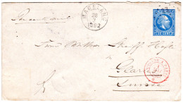 NL Indien 1892, 20 C. Ganzsache Brief V. Magelang N. Glarus, Schweiz - Indes Néerlandaises