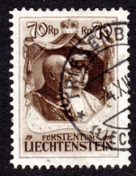 Liechtenstein Nr. 93, Sauber Gest. 70 Rp. - Sonstige & Ohne Zuordnung