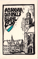 Dinkelsbühl, Absolvia 1930, M 8 Pf. Gebr. AK - Autres & Non Classés