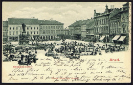 RARITATE Romania Rumänien - Banat - Litho Postcard Arad 1902 - Rumänien