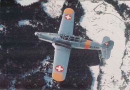 Avion P-2 De L'Armée Suisse (6888) 10x15 - 1946-....: Moderne