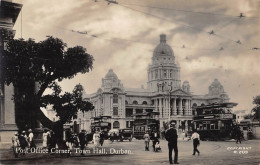 CPA / AFRIQUE DU SUD / POST OFFICE CORNER / TOWN HALL / DURBAN - Afrique Du Sud