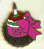 @@ Gâteau Pâtisserie Nouvelles Frontières 25 Ans Anniversaire @@as96a - Alimentation