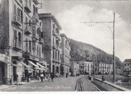 POZZUOLI-NAPOLI-VIA NAPOLI CON TERME= LA SALUTE=- CARTOLINA VIAGGIATA 10-8-1951 - Pozzuoli