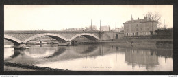 77 - LAGNY - Le Pont De Pierre - Carte-Lettre Panoramique 11 X 28  (peu Courante) - Lagny Sur Marne