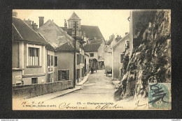 77 - MONTIGNY SUR LOING - (une Rue) - 1903 - Altri & Non Classificati