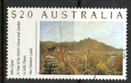 1990 Australia.  John Glover Painting.   High Value $20.   Fine Used - Usati